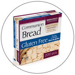 Communion Bread Traditional Unleavened - Gluten Free (200'S)